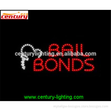 BAIL BONDS animated led sign